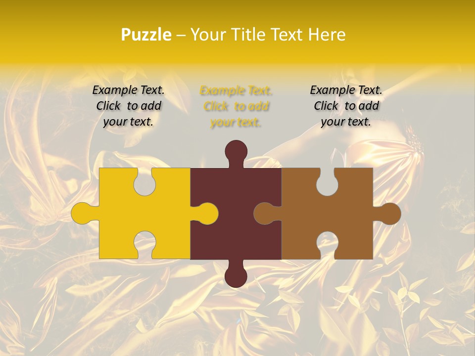 Glamour Beauty Yellow PowerPoint Template