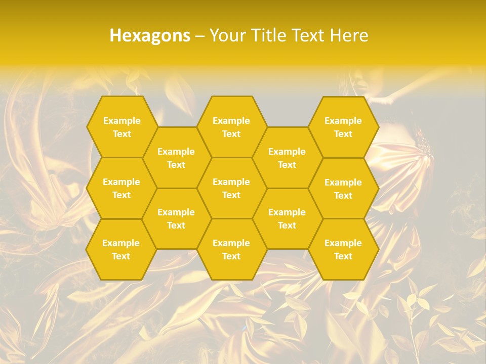 Glamour Beauty Yellow PowerPoint Template