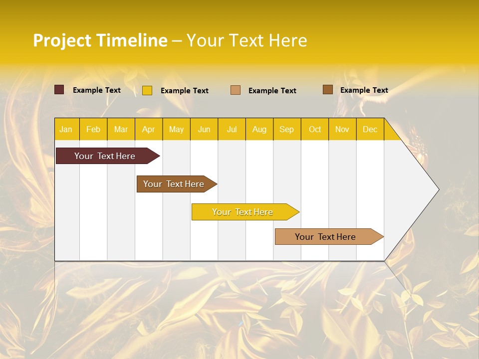 Glamour Beauty Yellow PowerPoint Template