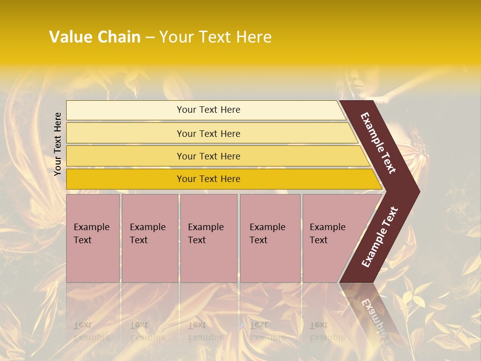 Glamour Beauty Yellow PowerPoint Template