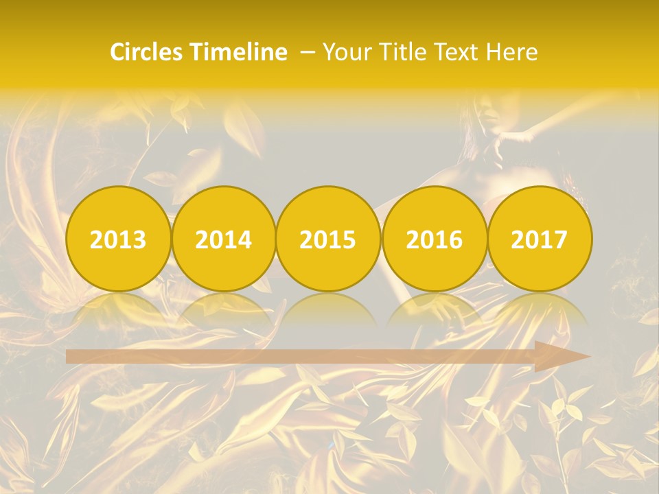 Glamour Beauty Yellow PowerPoint Template