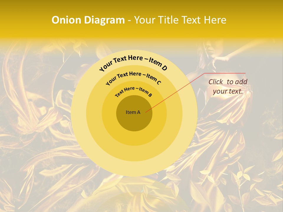 Glamour Beauty Yellow PowerPoint Template