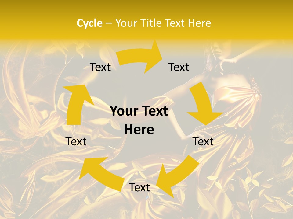 Glamour Beauty Yellow PowerPoint Template