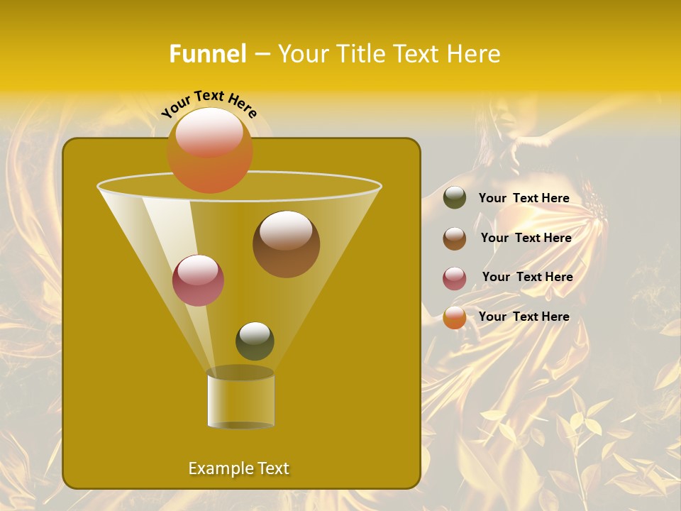 Glamour Beauty Yellow PowerPoint Template