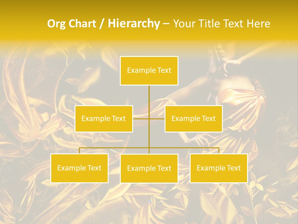 Glamour Beauty Yellow PowerPoint Template