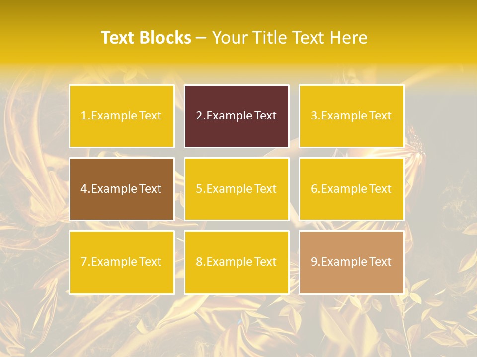 Glamour Beauty Yellow PowerPoint Template