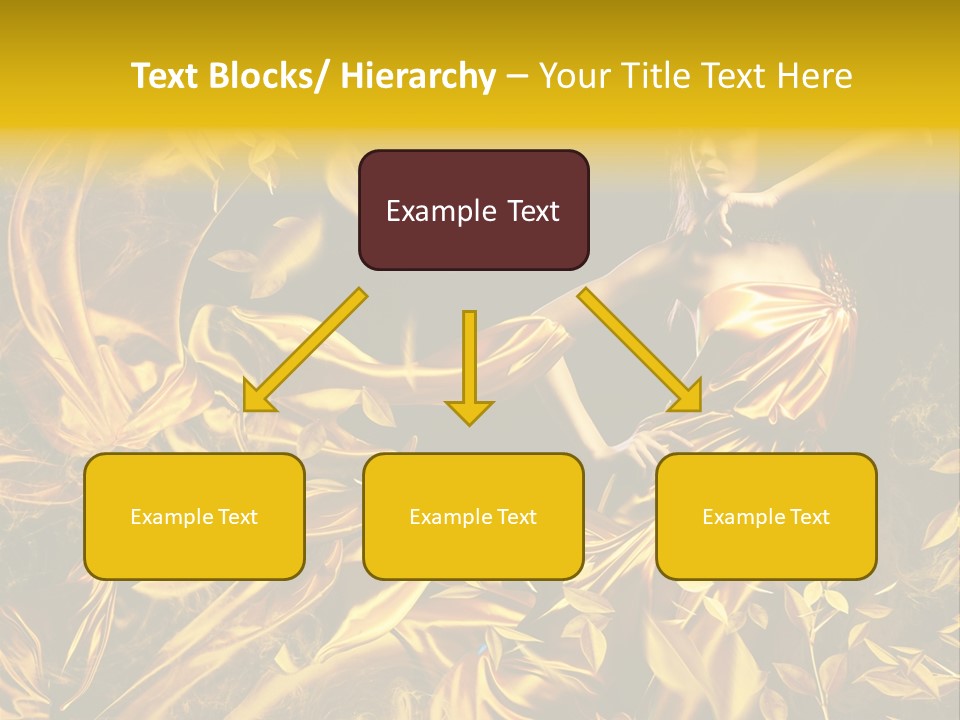 Glamour Beauty Yellow PowerPoint Template