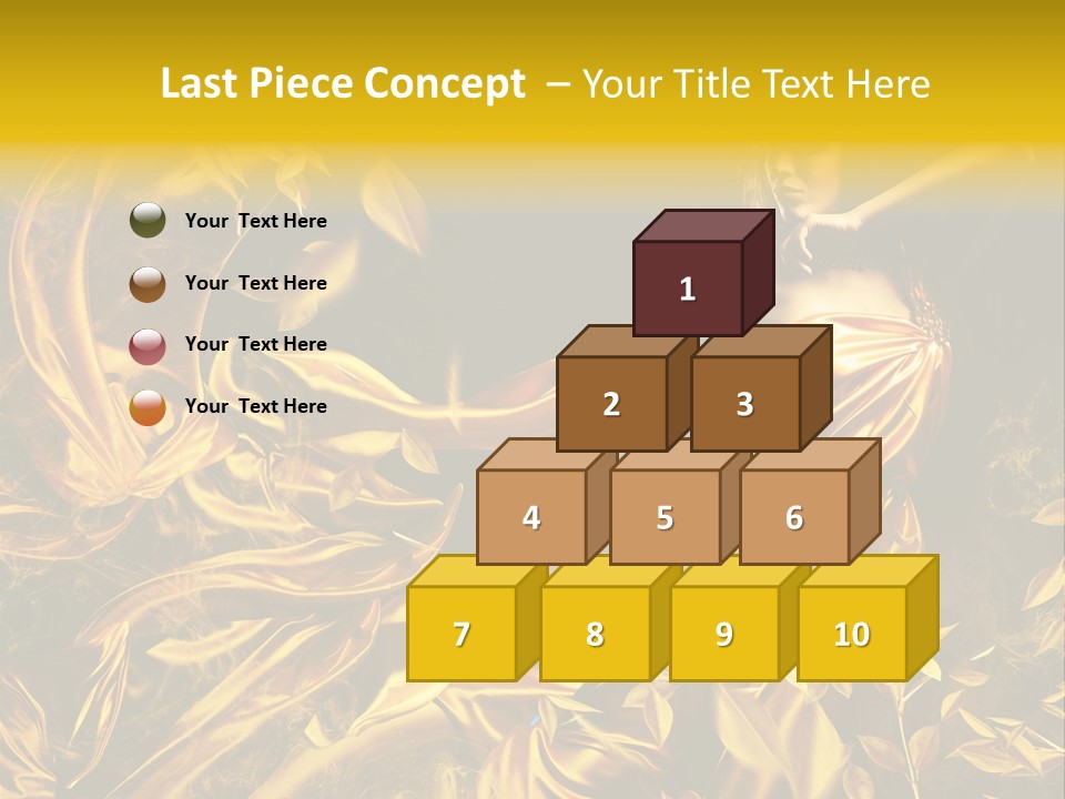 Glamour Beauty Yellow PowerPoint Template