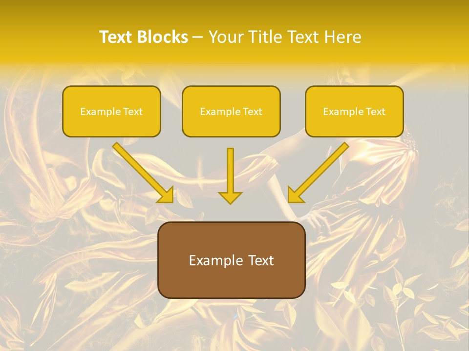 Glamour Beauty Yellow PowerPoint Template