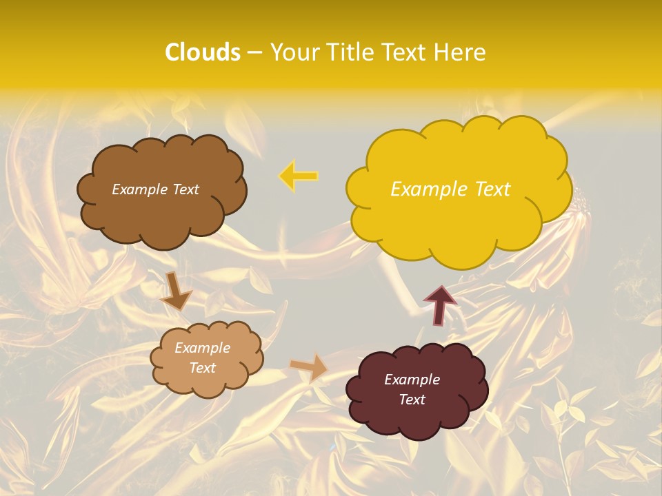 Glamour Beauty Yellow PowerPoint Template