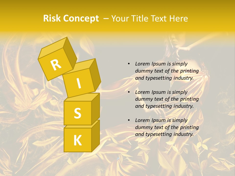 Glamour Beauty Yellow PowerPoint Template