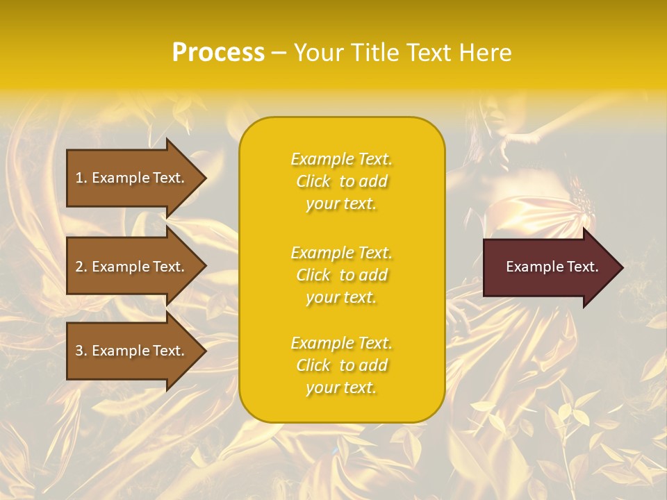Glamour Beauty Yellow PowerPoint Template