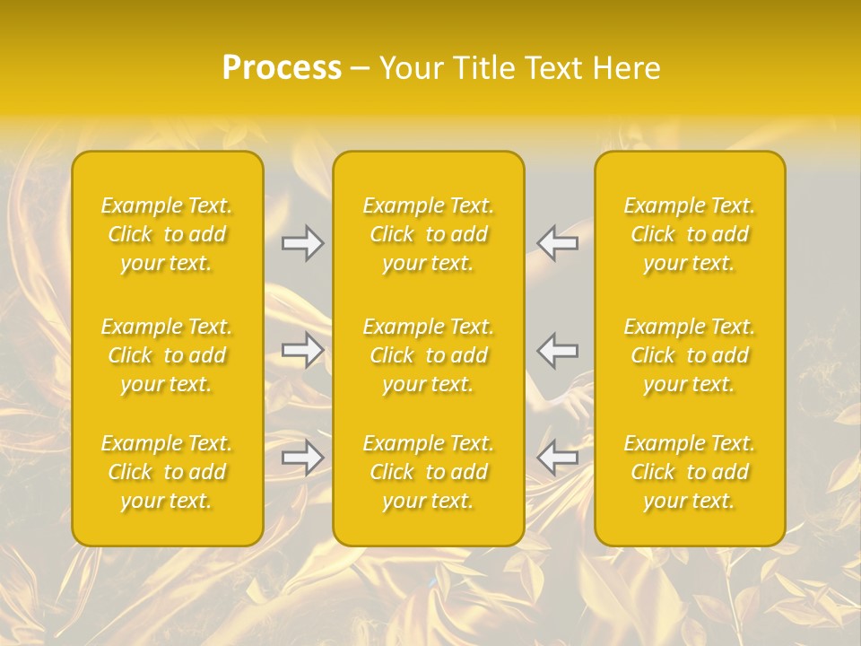 Glamour Beauty Yellow PowerPoint Template