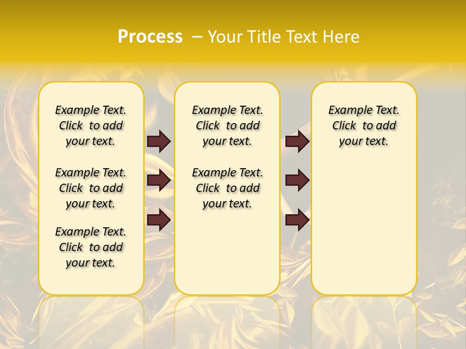 Glamour Beauty Yellow PowerPoint Template
