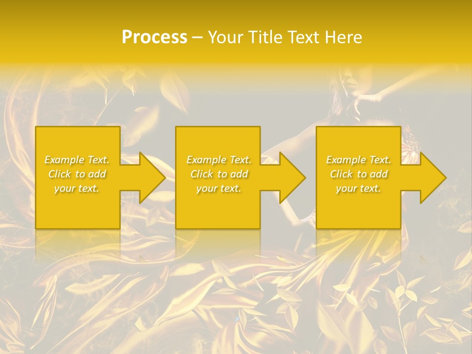 Glamour Beauty Yellow PowerPoint Template
