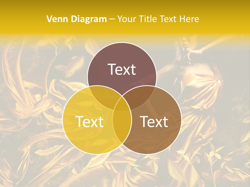 Glamour Beauty Yellow PowerPoint Template