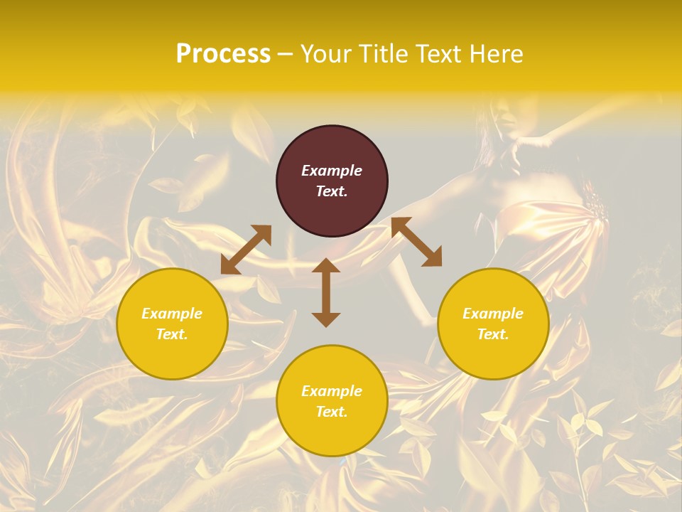 Glamour Beauty Yellow PowerPoint Template