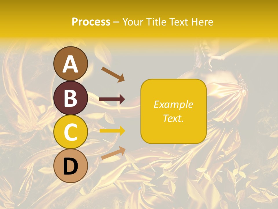 Glamour Beauty Yellow PowerPoint Template