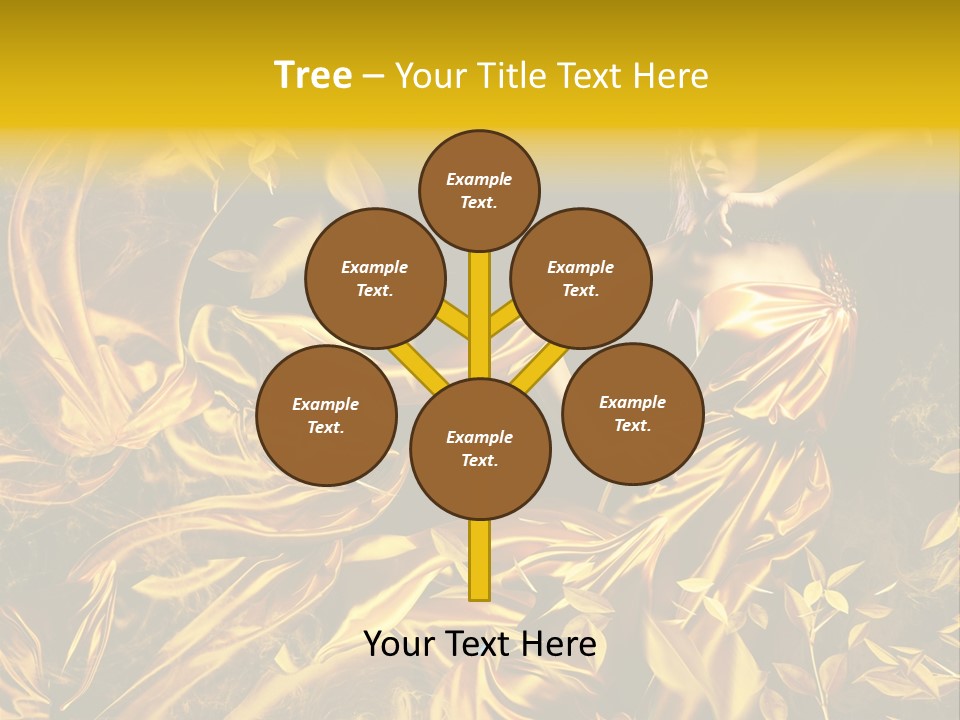 Glamour Beauty Yellow PowerPoint Template