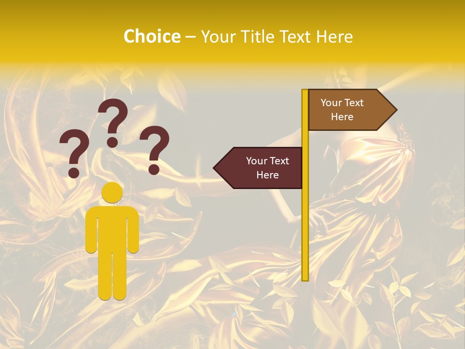 Glamour Beauty Yellow PowerPoint Template