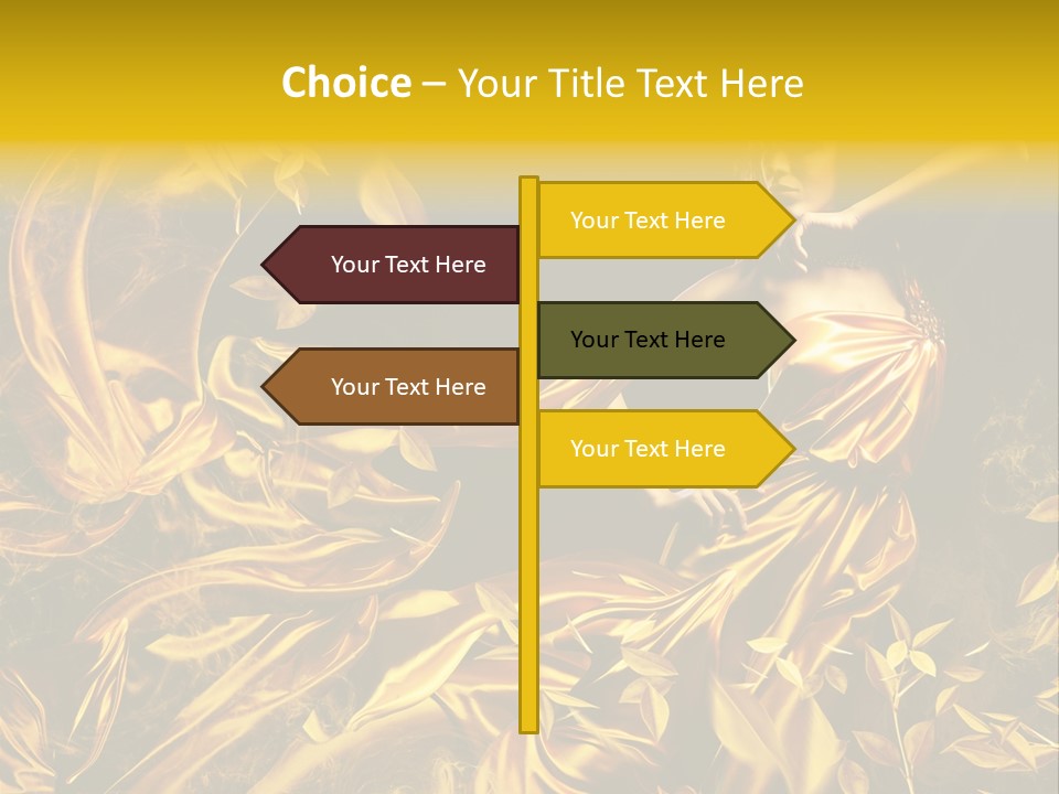 Glamour Beauty Yellow PowerPoint Template