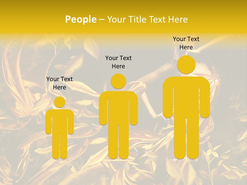 Glamour Beauty Yellow PowerPoint Template