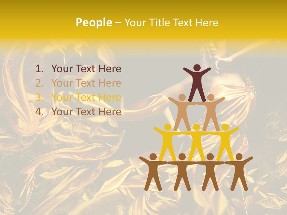 Glamour Beauty Yellow PowerPoint Template