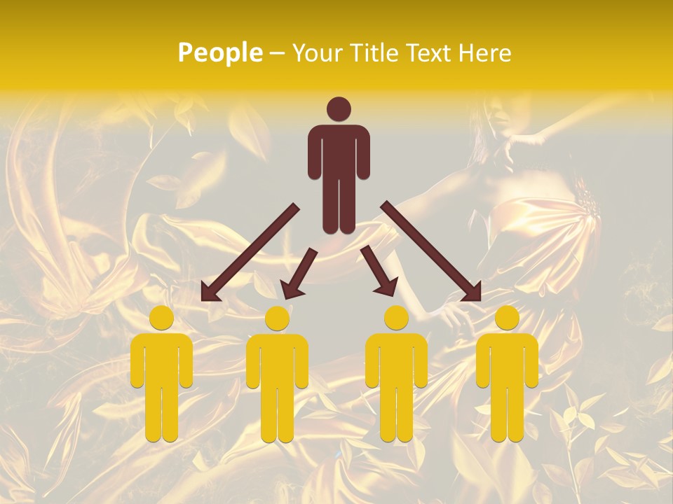 Glamour Beauty Yellow PowerPoint Template