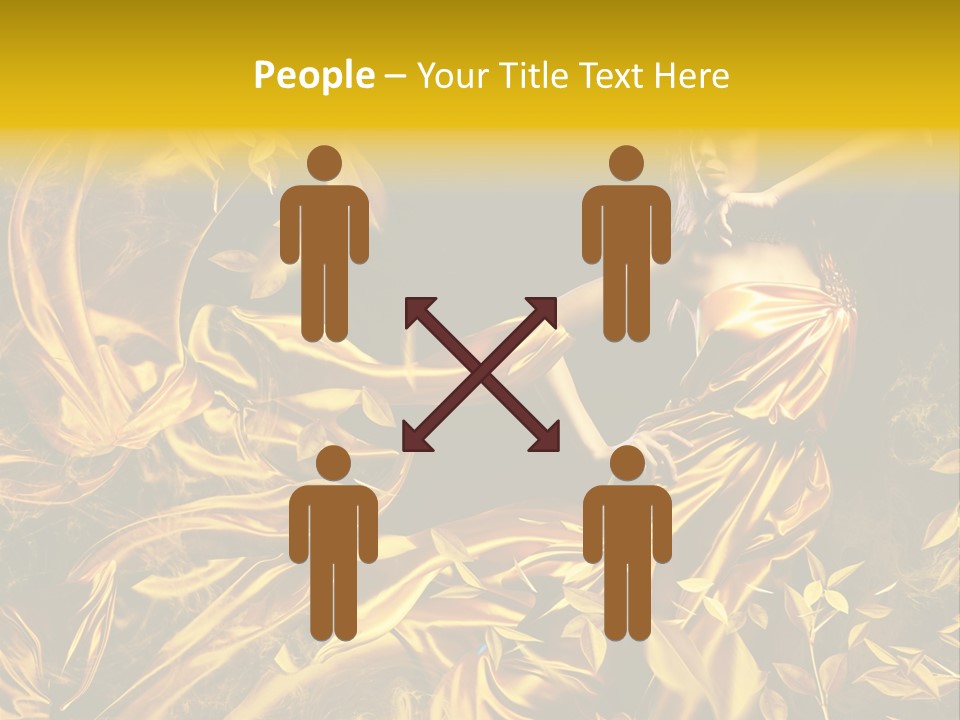 Glamour Beauty Yellow PowerPoint Template