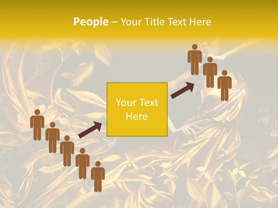 Glamour Beauty Yellow PowerPoint Template