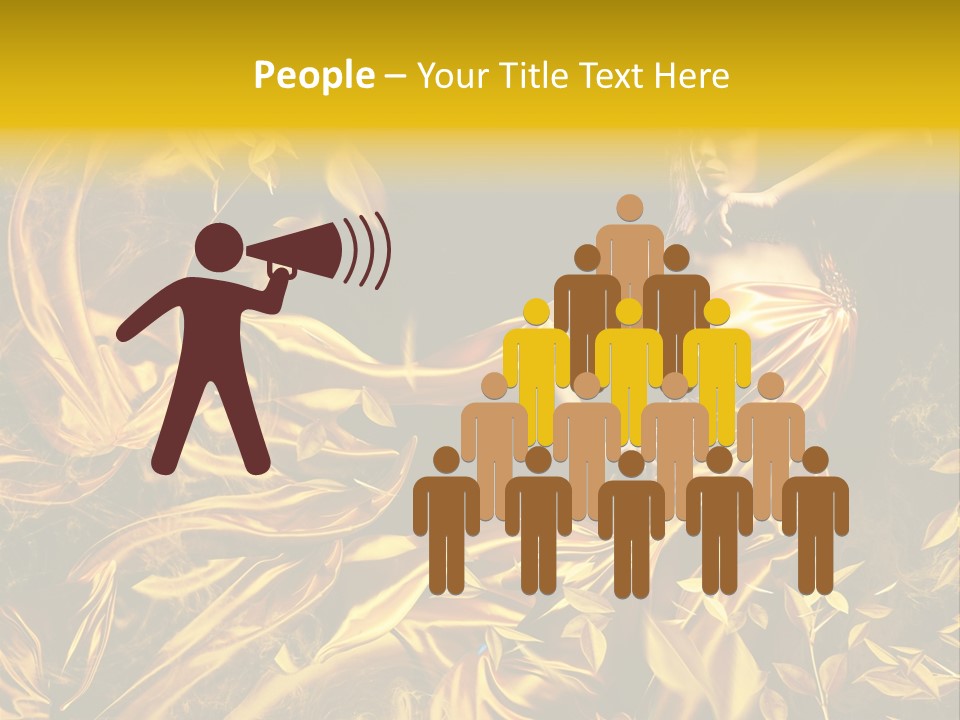 Glamour Beauty Yellow PowerPoint Template