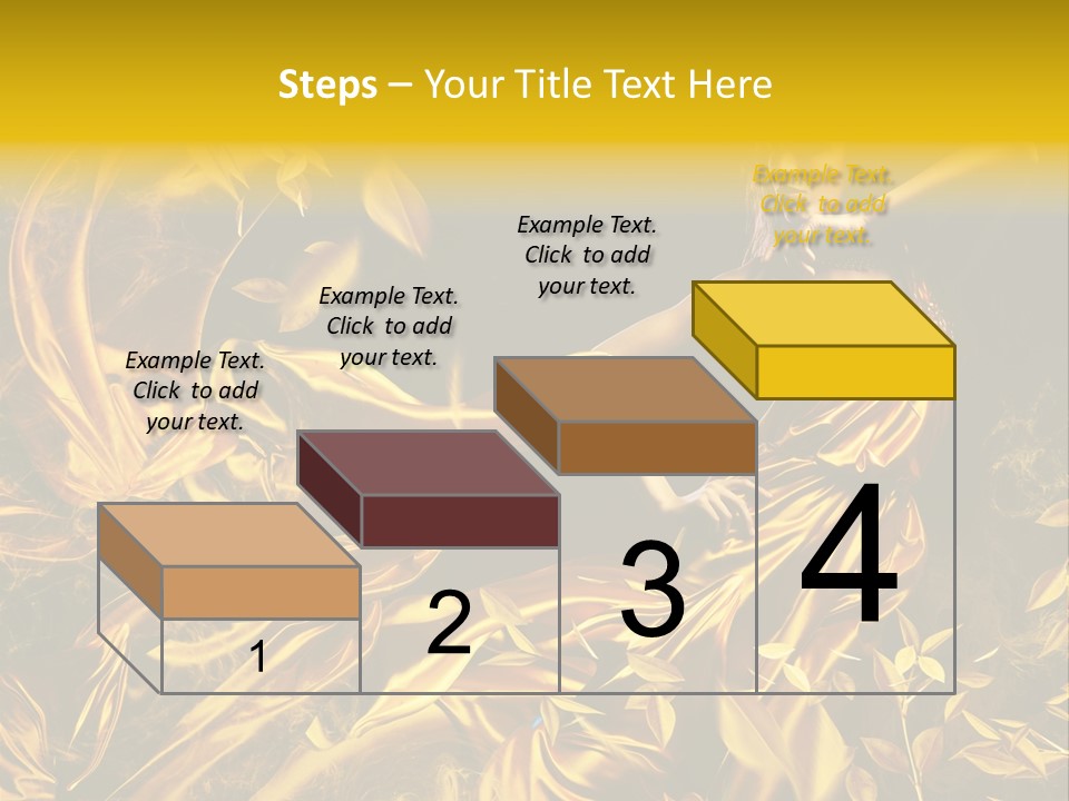 Glamour Beauty Yellow PowerPoint Template