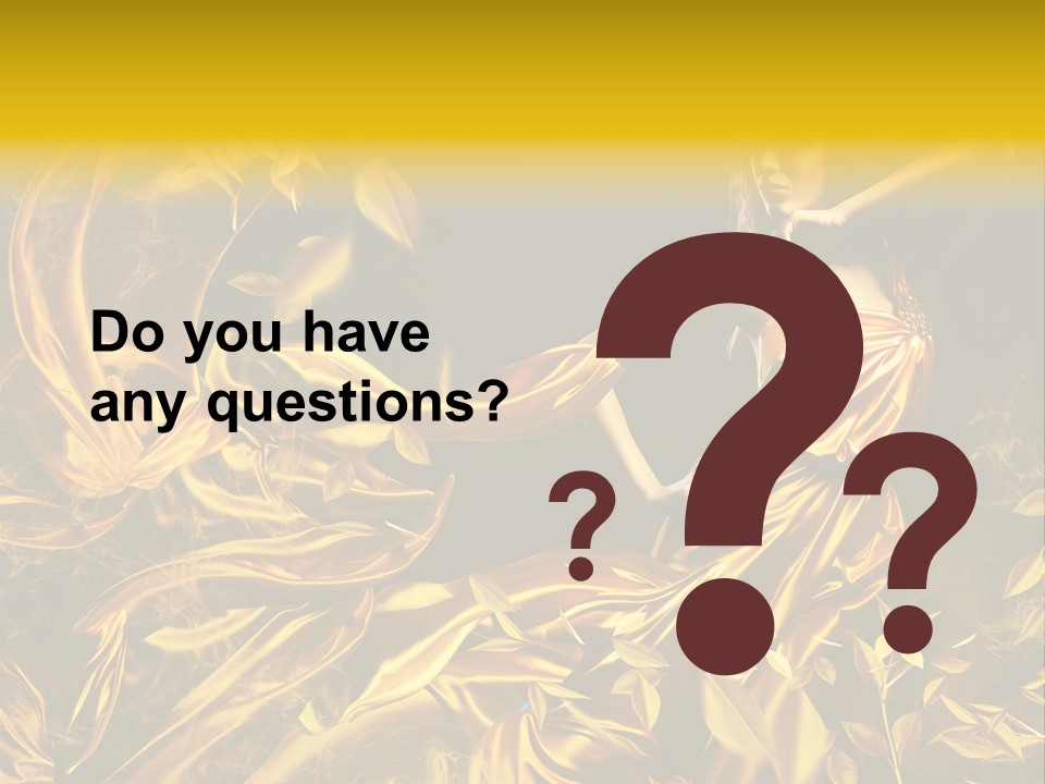 Glamour Beauty Yellow PowerPoint Template