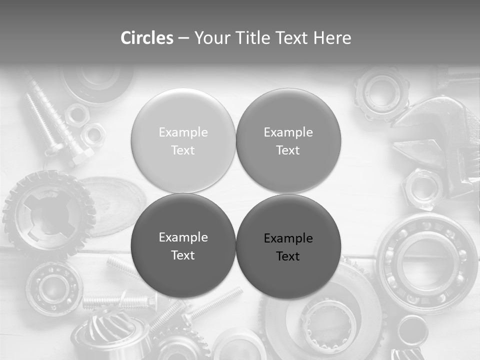 Small Equipment Many PowerPoint Template