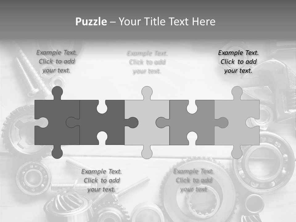 Small Equipment Many PowerPoint Template