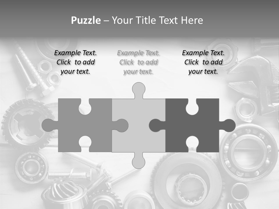 Small Equipment Many PowerPoint Template