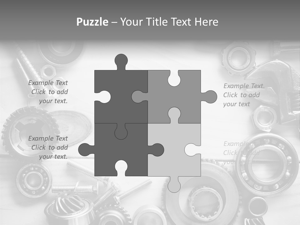 Small Equipment Many PowerPoint Template