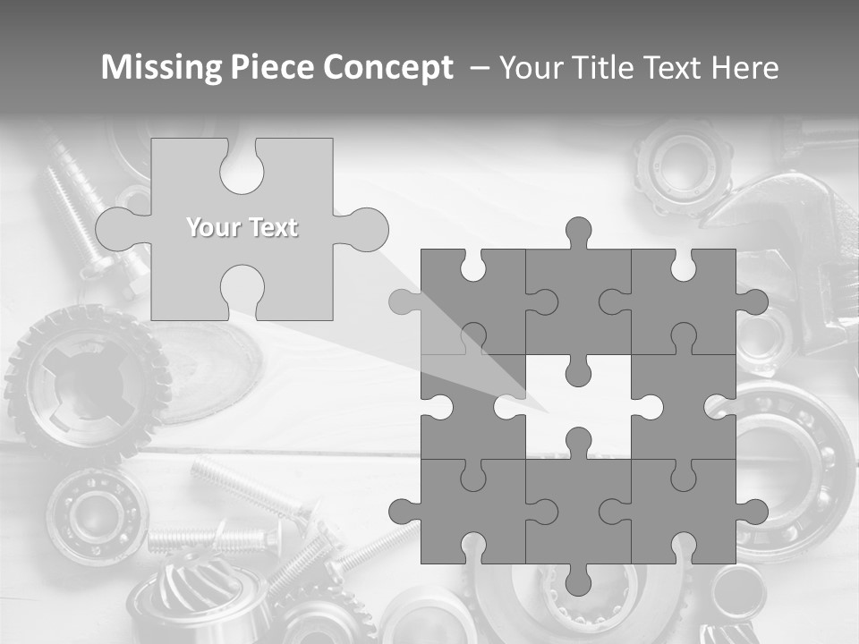 Small Equipment Many PowerPoint Template