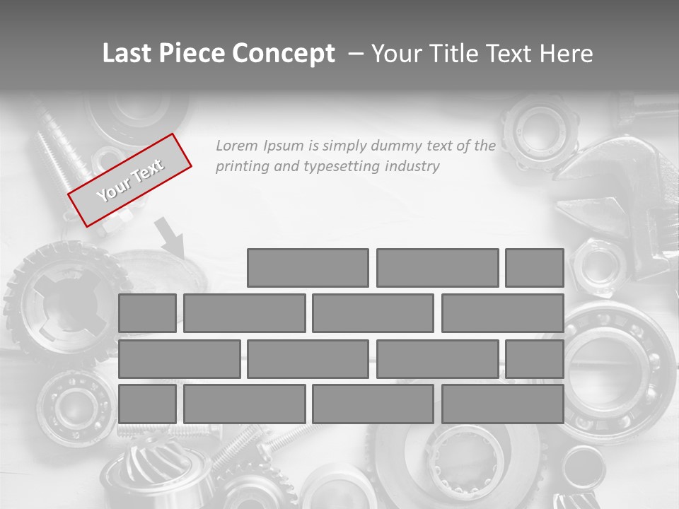 Small Equipment Many PowerPoint Template