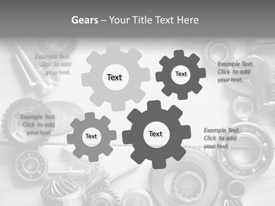 Small Equipment Many PowerPoint Template