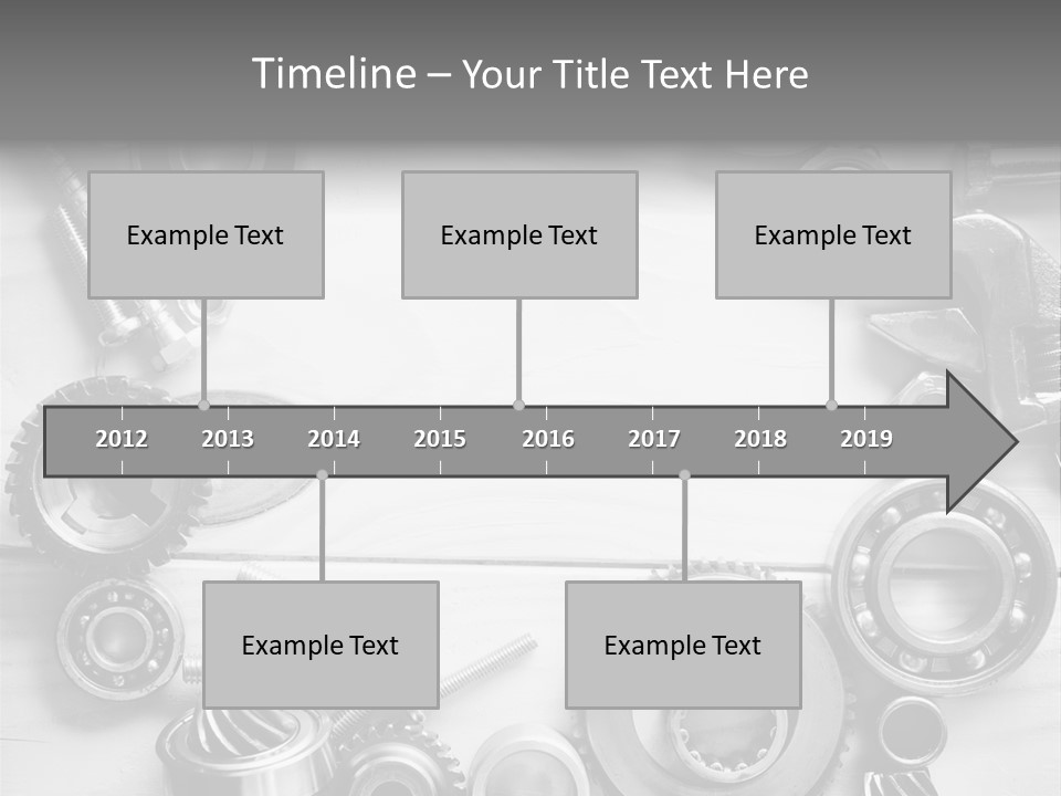 Small Equipment Many PowerPoint Template
