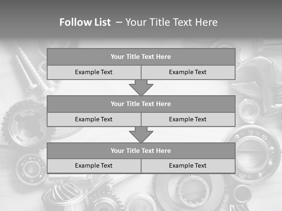 Small Equipment Many PowerPoint Template