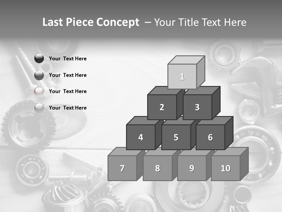 Small Equipment Many PowerPoint Template