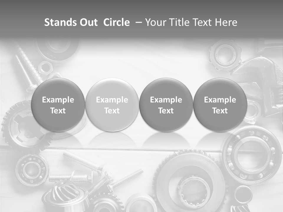 Small Equipment Many PowerPoint Template