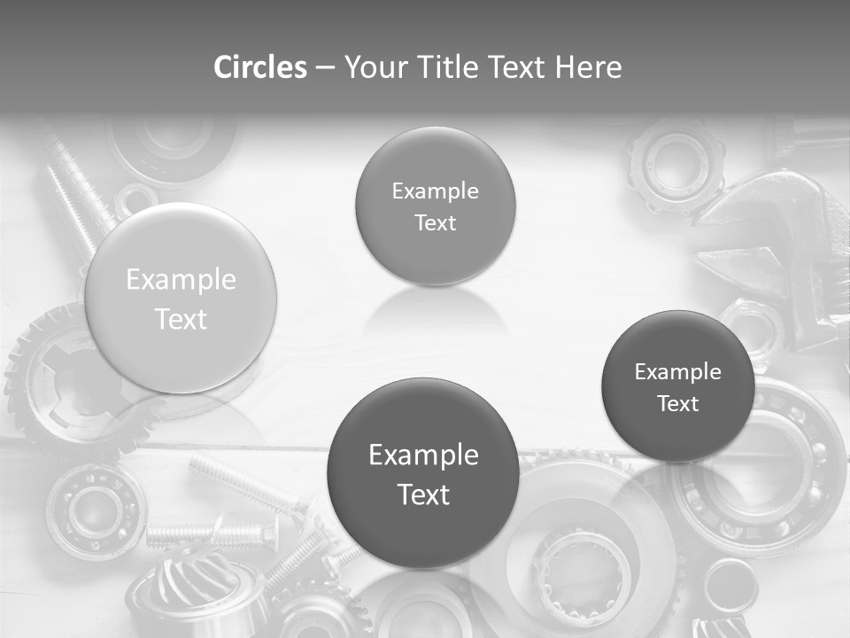 Small Equipment Many PowerPoint Template