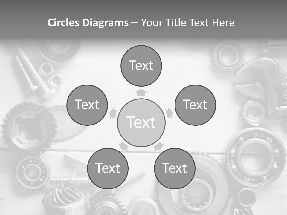 Small Equipment Many PowerPoint Template