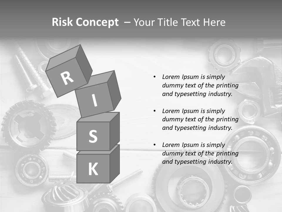 Small Equipment Many PowerPoint Template