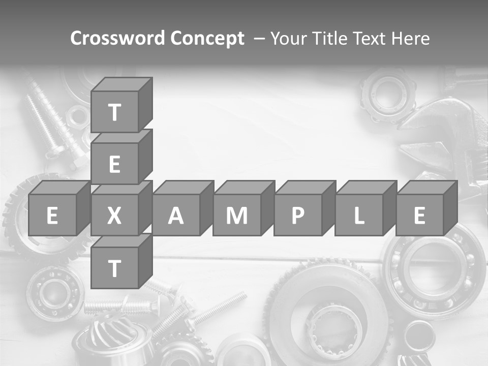 Small Equipment Many PowerPoint Template