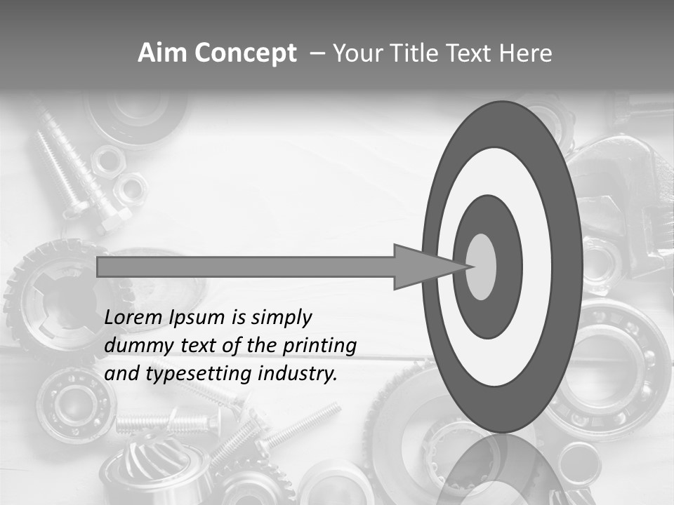 Small Equipment Many PowerPoint Template