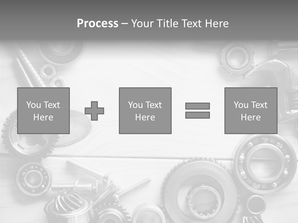 Small Equipment Many PowerPoint Template